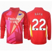 Moški Arsenal David Raya #22 Vratar Replika nogometni dresi Gostujoči 2024-25 Dolgi Rokav