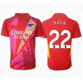 Moški Arsenal David Raya #22 Vratar Replika nogometni dresi Gostujoči 2024-25 Kratek Rokav