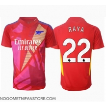 Moški Arsenal David Raya #22 Vratar Replika nogometni dresi Gostujoči 2024-25 Kratek Rokav