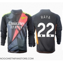 Moški Arsenal David Raya #22 Vratar Replika nogometni dresi Tretji 2024-25 Dolgi Rokav