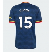 Moški Arsenal Ezri Konsa #15 Replika nogometni dresi Gostujoči 2026-27 Kratek Rokav