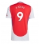 Moški Arsenal Gabriel Jesus #9 Replika nogometni dresi Domači 2024-25 Kratek Rokav