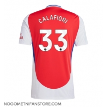 Moški Arsenal Riccardo Calafiori #33 Replika nogometni dresi Domači 2024-25 Kratek Rokav