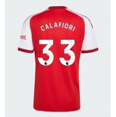 Moški Arsenal Riccardo Calafiori #33 Replika nogometni dresi Domači 2026-27 Kratek Rokav