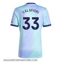 Moški Arsenal Riccardo Calafiori #33 Replika nogometni dresi Tretji 2024-25 Kratek Rokav