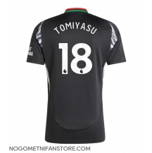 Moški Arsenal Takehiro Tomiyasu #18 Replika nogometni dresi Gostujoči 2024-25 Kratek Rokav