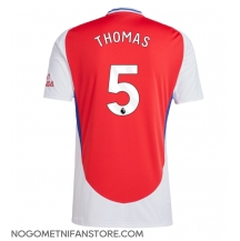Moški Arsenal Thomas Partey #5 Replika nogometni dresi Domači 2024-25 Kratek Rokav