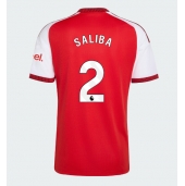 Moški Arsenal William Saliba #2 Replika nogometni dresi Domači 2026-27 Kratek Rokav