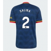 Moški Arsenal William Saliba #2 Replika nogometni dresi Gostujoči 2026-27 Kratek Rokav