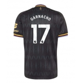 Moški Aston Villa Alejandro Garnacho #17 Replika nogometni dresi Gostujoči 2026-27 Kratek Rokav