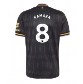 Moški Aston Villa Boubacar Kamara #8 Replika nogometni dresi Gostujoči 2026-27 Kratek Rokav