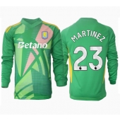 Moški Aston Villa Emiliano Martinez #23 Vratar Replika nogometni dresi Domači 2024-25 Dolgi Rokav