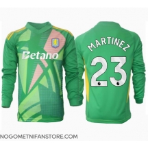 Moški Aston Villa Emiliano Martinez #23 Vratar Replika nogometni dresi Domači 2024-25 Dolgi Rokav