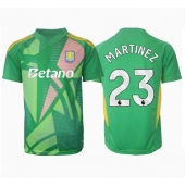 Moški Aston Villa Emiliano Martinez #23 Vratar Replika nogometni dresi Domači 2024-25 Kratek Rokav
