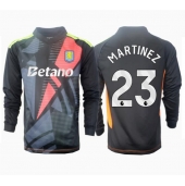 Moški Aston Villa Emiliano Martinez #23 Vratar Replika nogometni dresi Gostujoči 2024-25 Dolgi Rokav