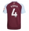 Moški Aston Villa Ezri Konsa #4 Replika nogometni dresi Domači 2024-25 Kratek Rokav