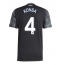 Moški Aston Villa Ezri Konsa #4 Replika nogometni dresi Gostujoči 2025-26 Kratek Rokav