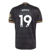 Moški Aston Villa Ibrahim Mbaye #19 Replika nogometni dresi Gostujoči 2026-27 Kratek Rokav