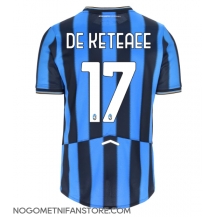 Moški Atalanta Charles De Ketelaere #17 Replika nogometni dresi Domači 2025-26 Kratek Rokav