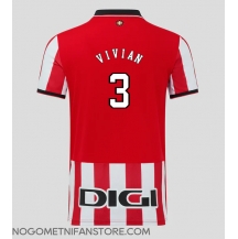 Moški Athletic Bilbao Dani Vivian #3 Replika nogometni dresi Domači 2025-26 Kratek Rokav