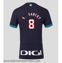 Moški Athletic Bilbao Oihan Sancet #8 Replika nogometni dresi Gostujoči 2025-26 Kratek Rokav
