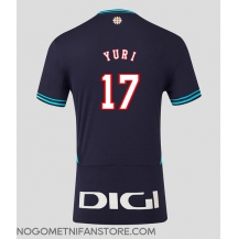Moški Athletic Bilbao Yuri Berchiche #17 Replika nogometni dresi Gostujoči 2025-26 Kratek Rokav