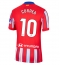 Moški Atletico Madrid Angel Correa #10 Replika nogometni dresi Domači 2024-25 Kratek Rokav