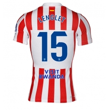 Moški Atletico Madrid Clement Lenglet #15 Replika nogometni dresi Domači 2025-26 Kratek Rokav
