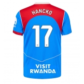 Moški Atletico Madrid David Hancko #17 Replika nogometni dresi Tretji 2025-26 Kratek Rokav