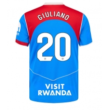 Moški Atletico Madrid Giuliano Simeone #20 Replika nogometni dresi Tretji 2025-26 Kratek Rokav