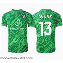 Moški Atletico Madrid Jan Oblak #13 Vratar Replika nogometni dresi Gostujoči 2024-25 Kratek Rokav