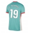 Moški Atletico Madrid Julian Alvarez #19 Replika nogometni dresi Gostujoči 2024-25 Kratek Rokav