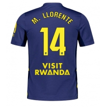 Moški Atletico Madrid Marcos Llorente #14 Replika nogometni dresi Gostujoči 2025-26 Kratek Rokav