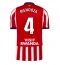 Moški Atletico Madrid Rodrigo Mendoza #4 Replika nogometni dresi Domači 2026-27 Kratek Rokav