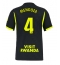 Moški Atletico Madrid Rodrigo Mendoza #4 Replika nogometni dresi Gostujoči 2026-27 Kratek Rokav