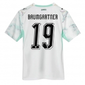 Moški Avstrija Christoph Baumgartner #19 Replika nogometni dresi Gostujoči SP 2026 Kratek Rokav