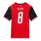 Moški Avstrija David Alaba #8 Replika nogometni dresi Domači SP 2026 Kratek Rokav