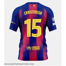 Moški Barcelona Andreas Christensen #15 Replika nogometni dresi Domači 2025-26 Kratek Rokav