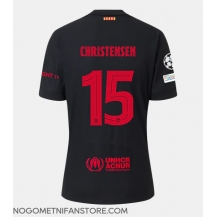 Moški Barcelona Andreas Christensen #15 Replika nogometni dresi Gostujoči 2024-25 Kratek Rokav