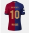 Moški Barcelona Ansu Fati #10 Replika nogometni dresi Domači 2024-25 Kratek Rokav