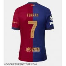 Moški Barcelona Ferran Torres #7 Replika nogometni dresi Domači 2024-25 Kratek Rokav