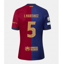 Moški Barcelona Inigo Martinez #5 Replika nogometni dresi Domači 2024-25 Kratek Rokav