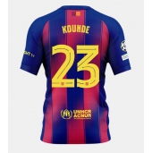 Moški Barcelona Jules Kounde #23 Replika nogometni dresi Domači 2025-26 Kratek Rokav