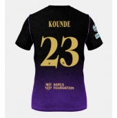 Moški Barcelona Jules Kounde #23 Replika nogometni dresi Gostujoči 2026-27 Kratek Rokav