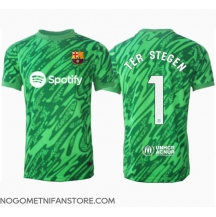 Moški Barcelona Ter Stegen #1 Vratar Replika nogometni dresi Gostujoči 2024-25 Kratek Rokav