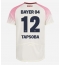 Moški Bayer Leverkusen Edmond Tapsoba #12 Replika nogometni dresi Gostujoči 2025-26 Kratek Rokav