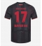 Moški Bayer Leverkusen Eliesse Ben Seghir #17 Replika nogometni dresi Domači 2025-26 Kratek Rokav