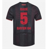 Moški Bayer Leverkusen Loic Bade #5 Replika nogometni dresi Domači 2025-26 Kratek Rokav