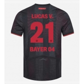 Moški Bayer Leverkusen Lucas Vazquez #21 Replika nogometni dresi Domači 2025-26 Kratek Rokav
