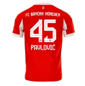 Moški Bayern Munich Aleksandar Pavlovic #45 Replika nogometni dresi Domači 2025-26 Kratek Rokav
